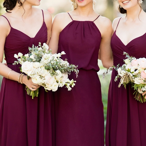 Floor Length Chiffon Dress - Picture 3 of 7